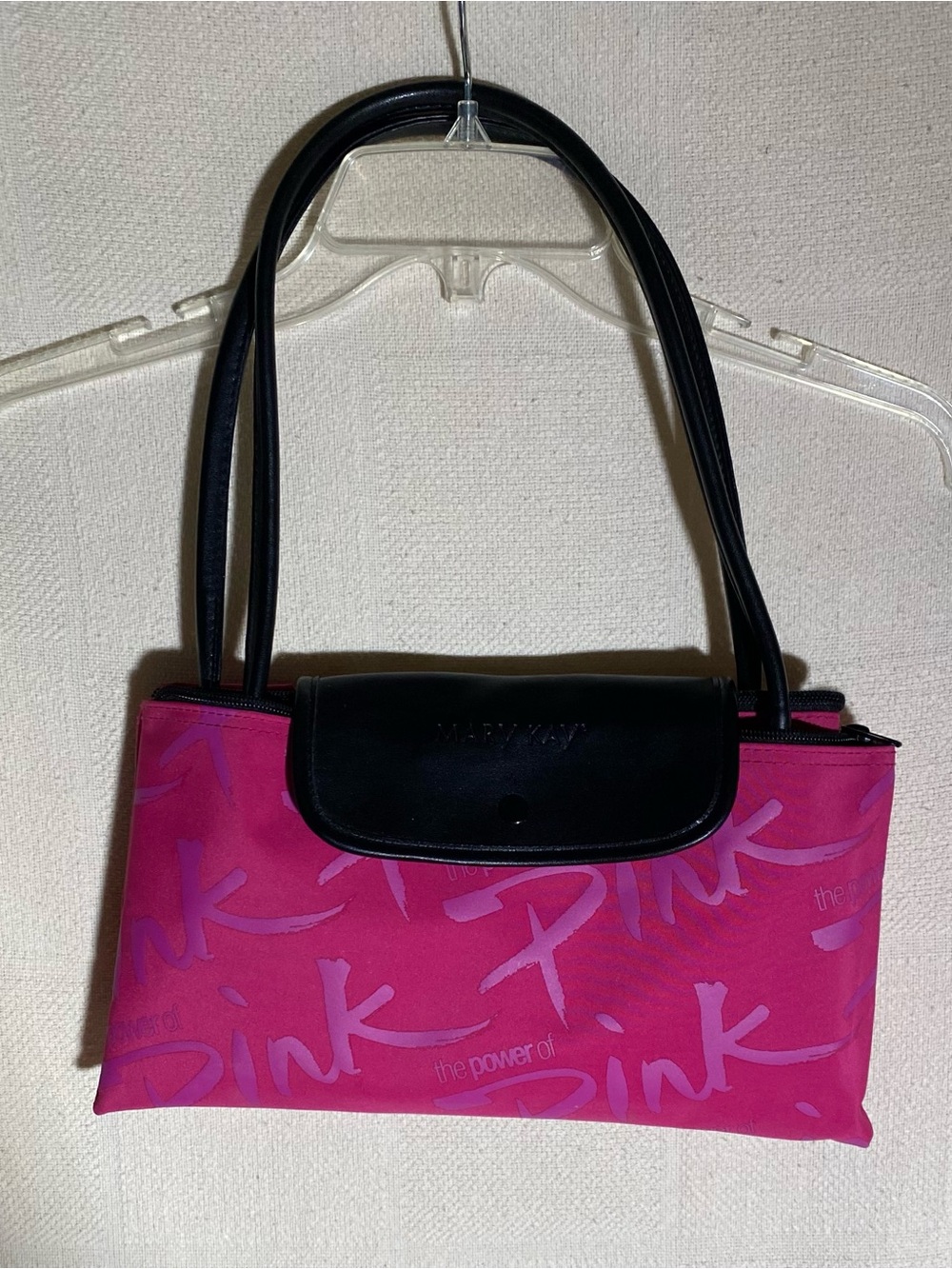Mary Kay "The Power of Pink" Special Edition Travel Tote & Zip Pouch Set